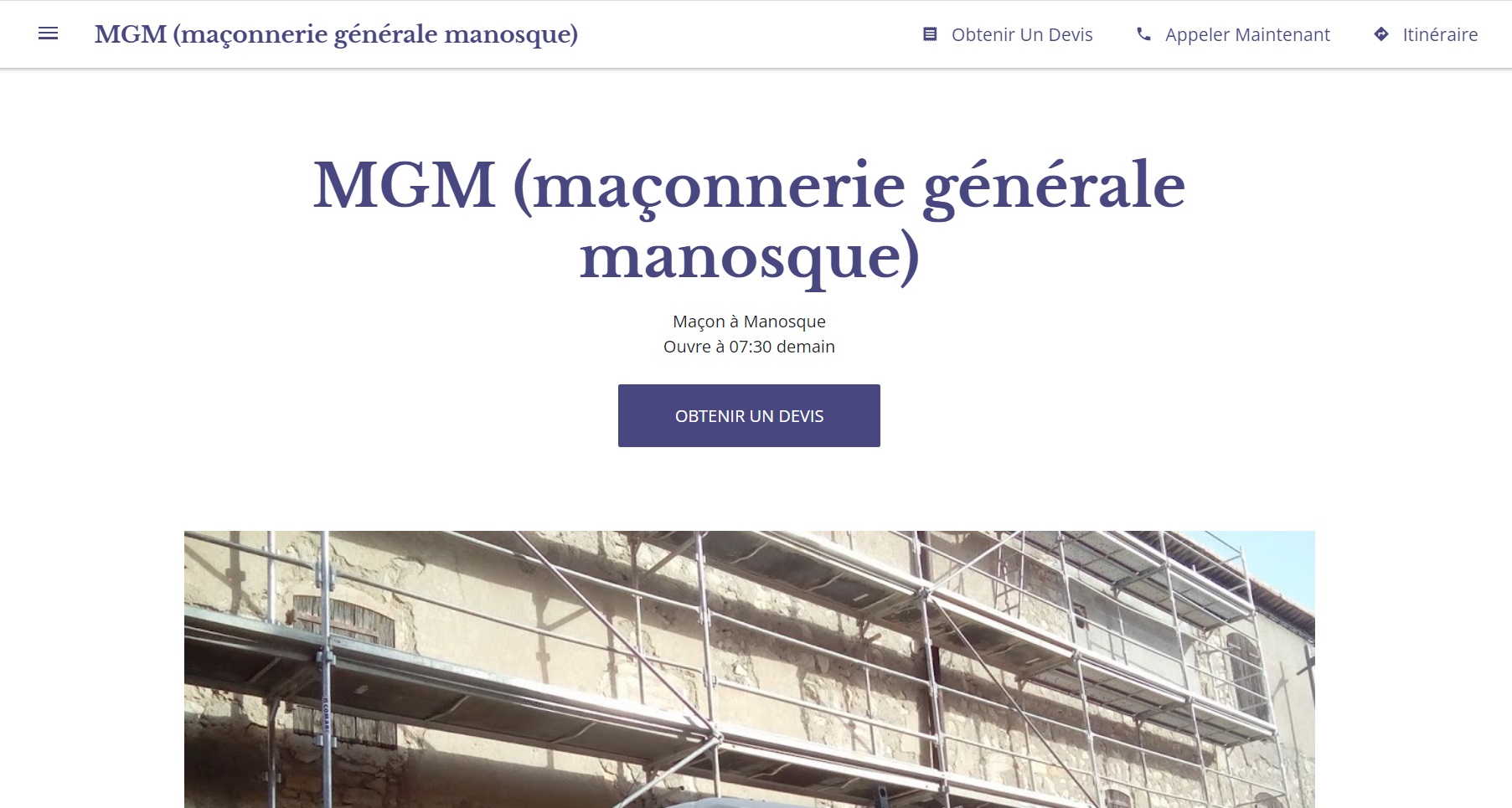  MGM (maçonnerie générale manosque) - Constructeur de Maisons à Digne