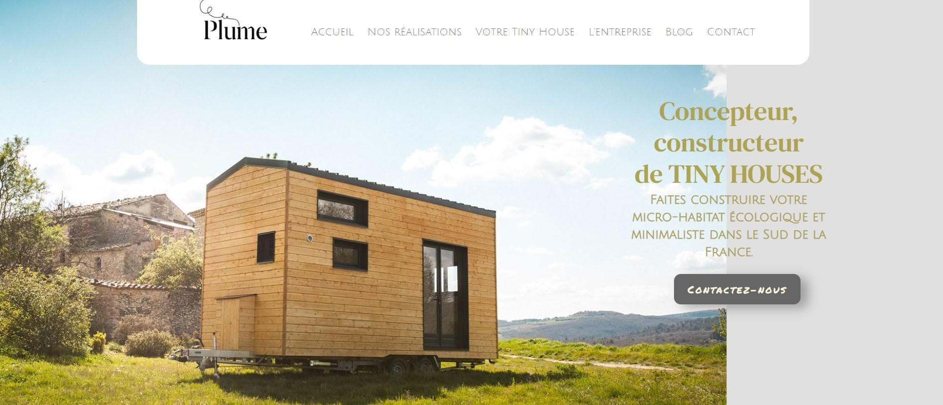  SARL Plume – tiny houses - Constructeur de Maisons à Digne