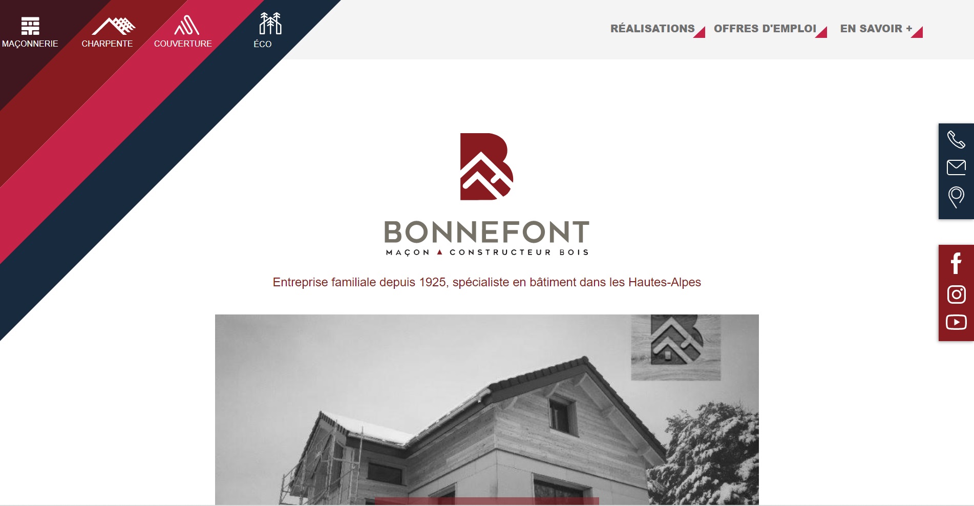 Entreprise Bonnefont - Constructeurs Maisons à Gap
