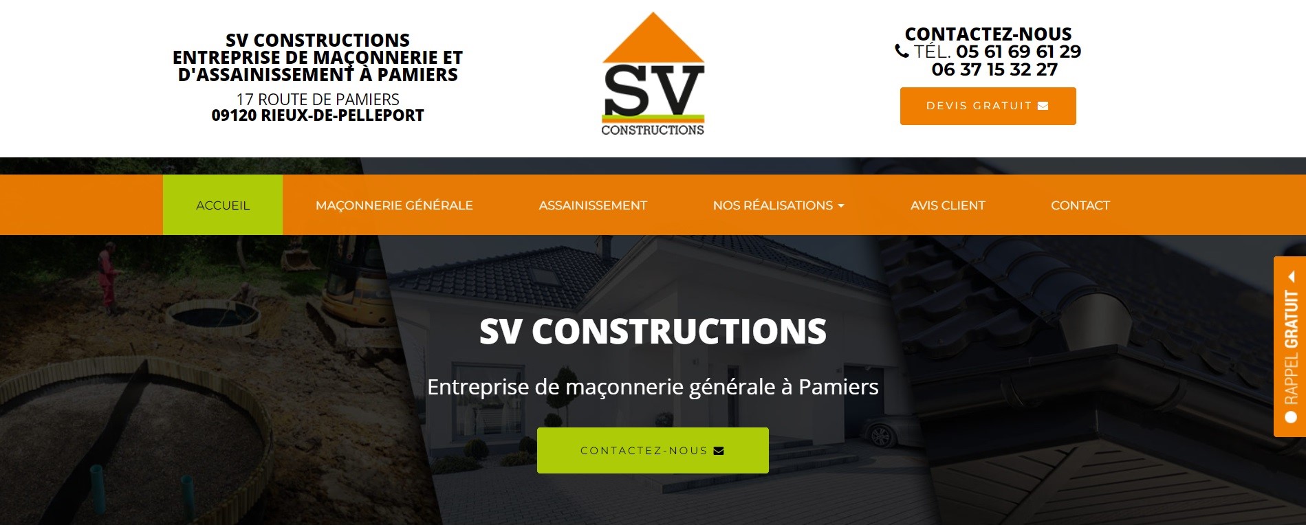  SV Constructions - Constructeur Maisons à Foix